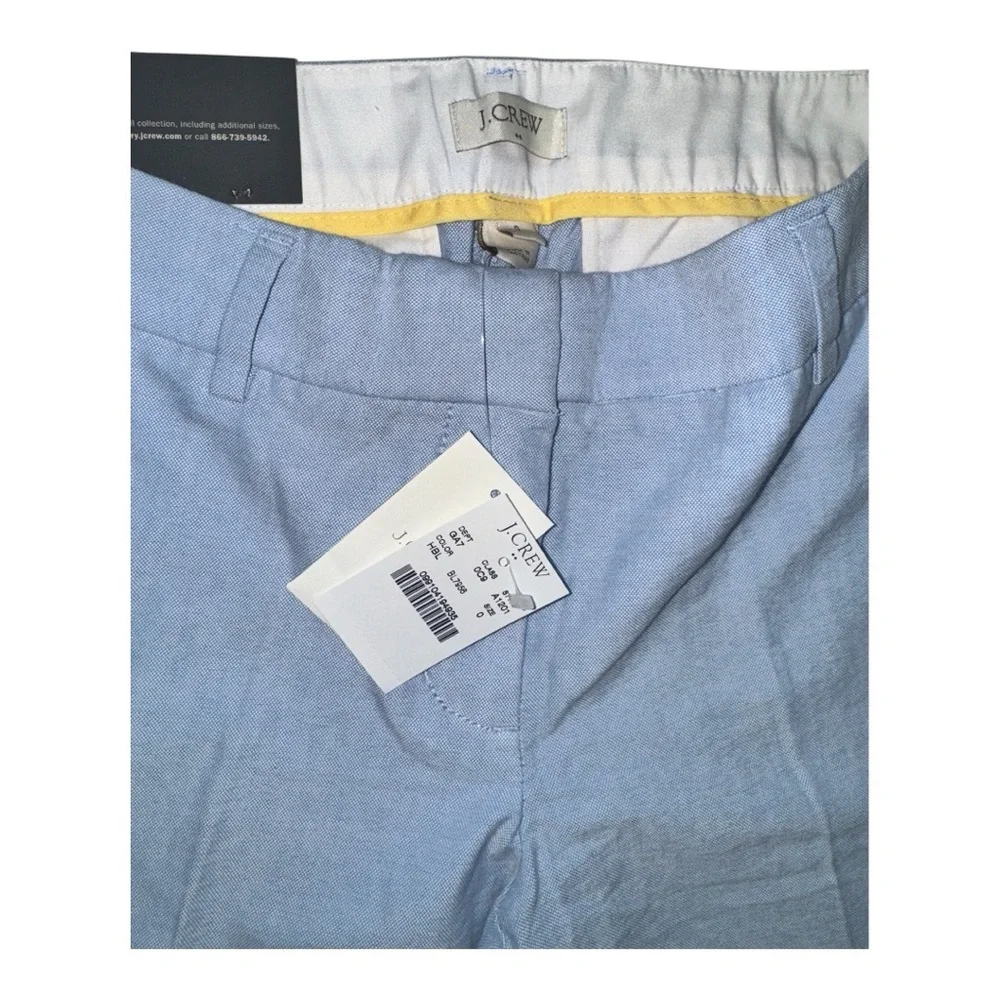 J. Crew women’s Blue Ankle Cropped Pants size 0 - Picture 3 of 3